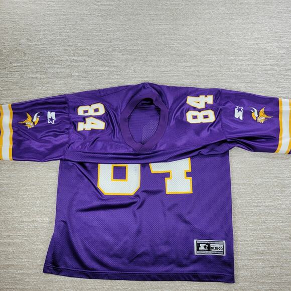 Vintage Starter Randy Moss #84 Minnesota Vikings Jersey Youth XL 18-20 1999 NFL - Picture 14 of 16